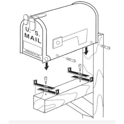 gibraltar mailbox mounting bracket installation|mailbox mounting bracket ace hardware.